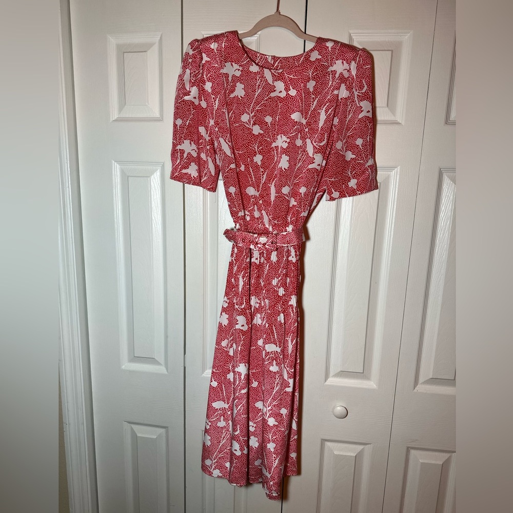 Red Vintage dress - Von Bramlett Pellini